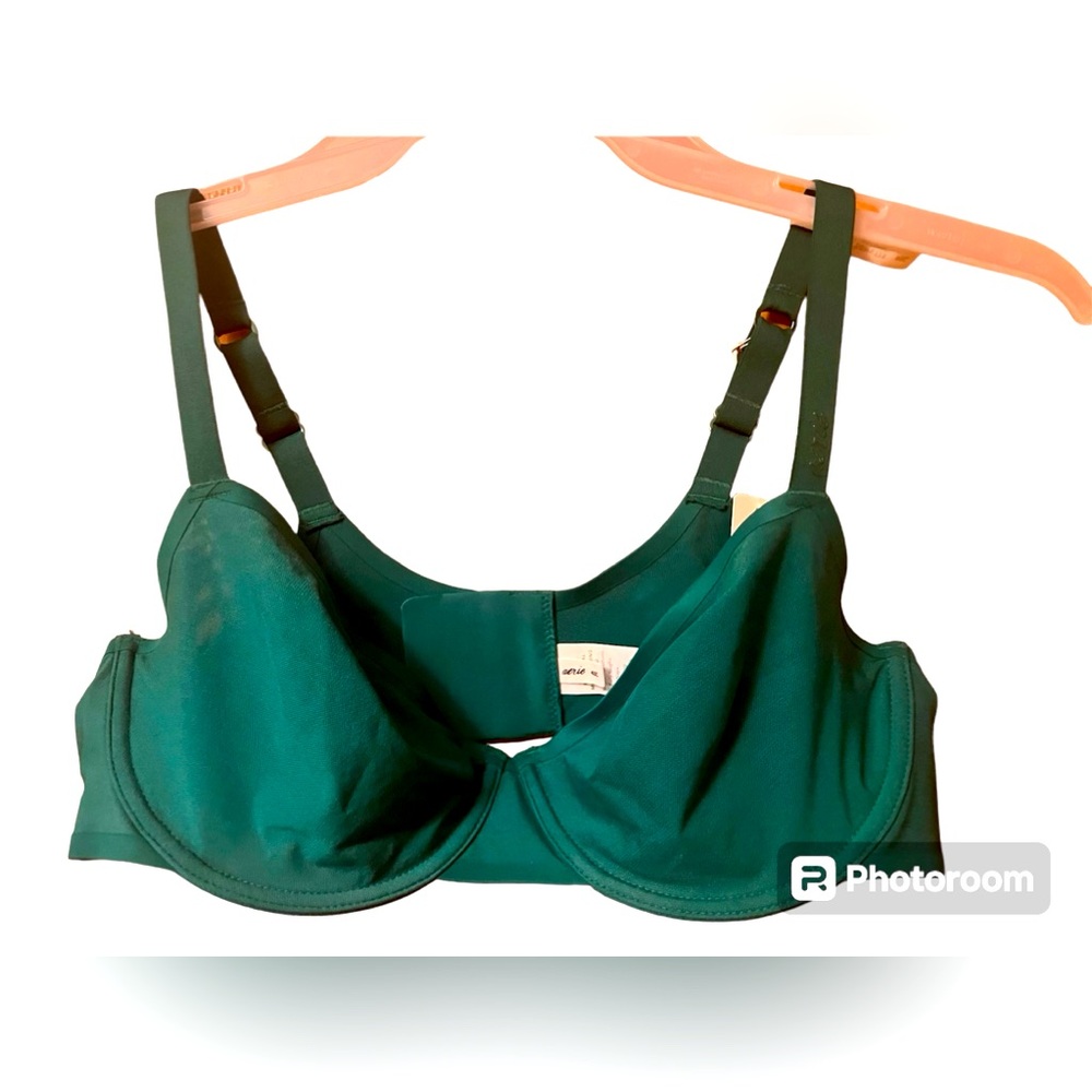 aerie bra. Green 40C Balconette cup